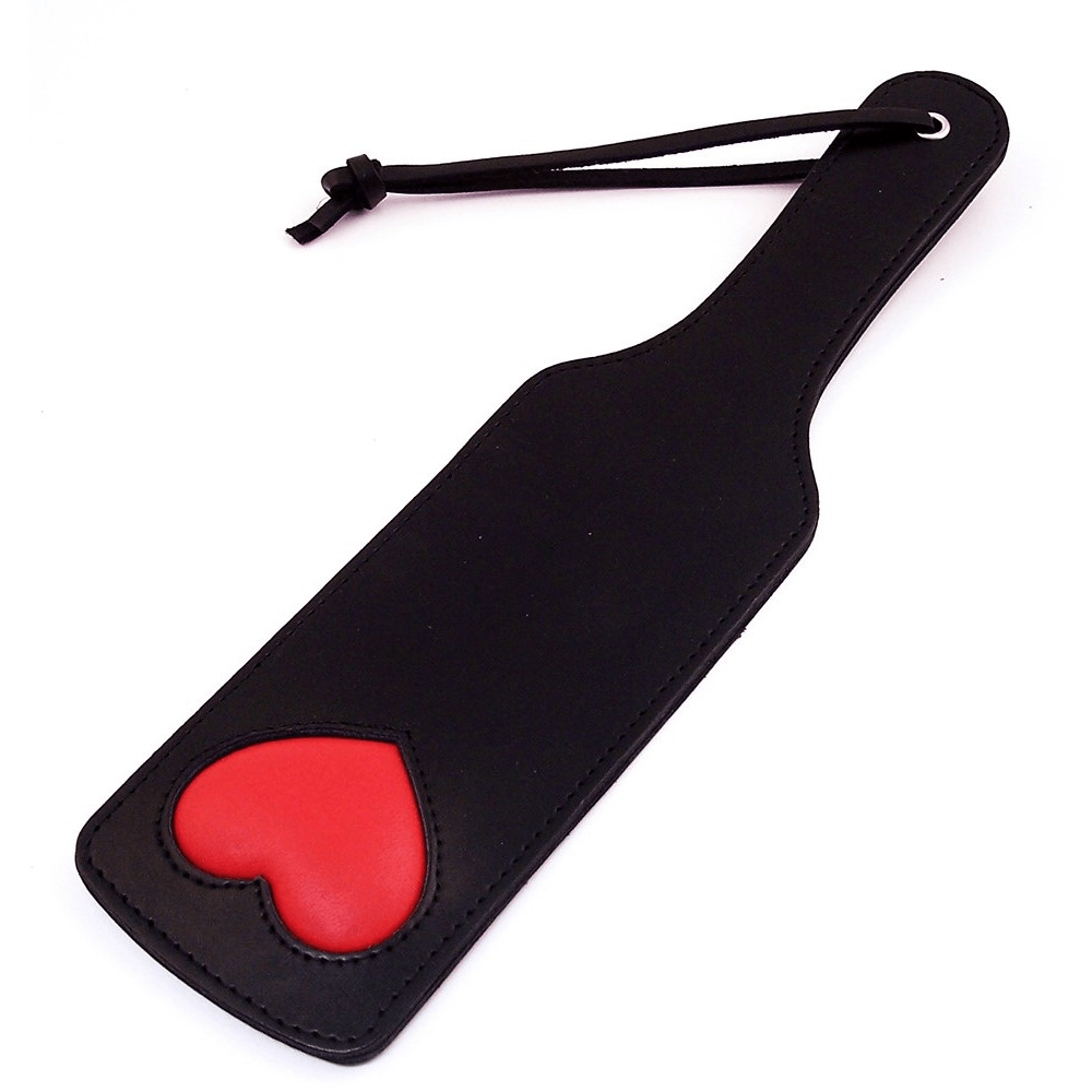 Hjerte Læder Paddle Med Polstret Design fra Rouge
