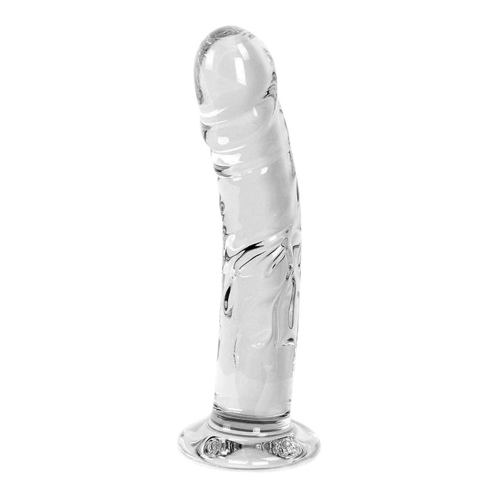 Glas Dildo     Rund Og Realistisk fra Kiotos