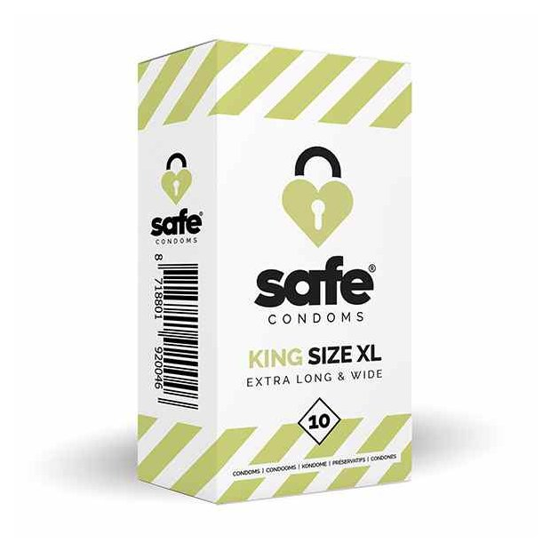 King Size , 10 Stk fra Safe
