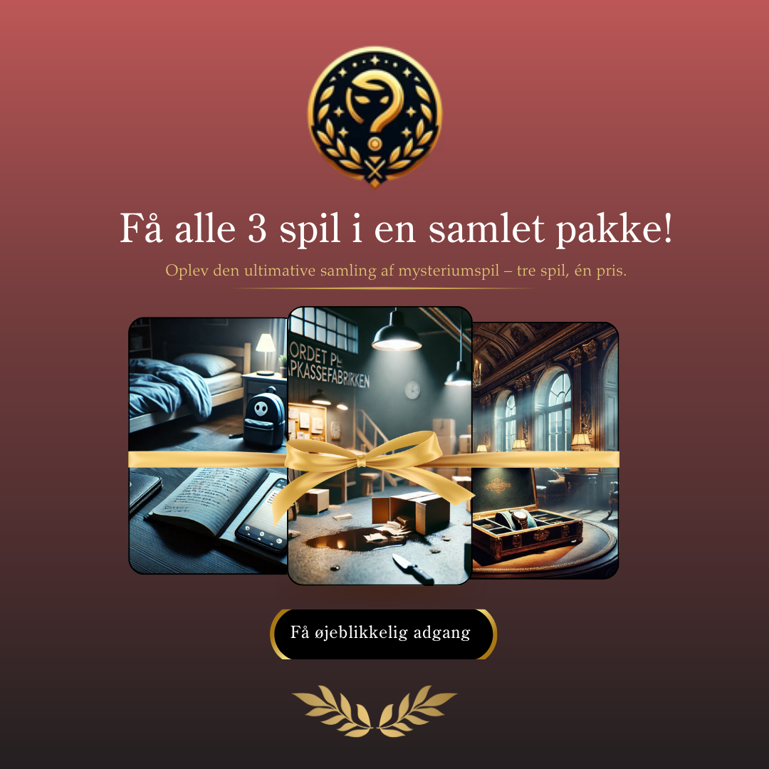 Det Ultimative Mysteriepakke Tre Gådefulde Spil fra Selskabsspillet
