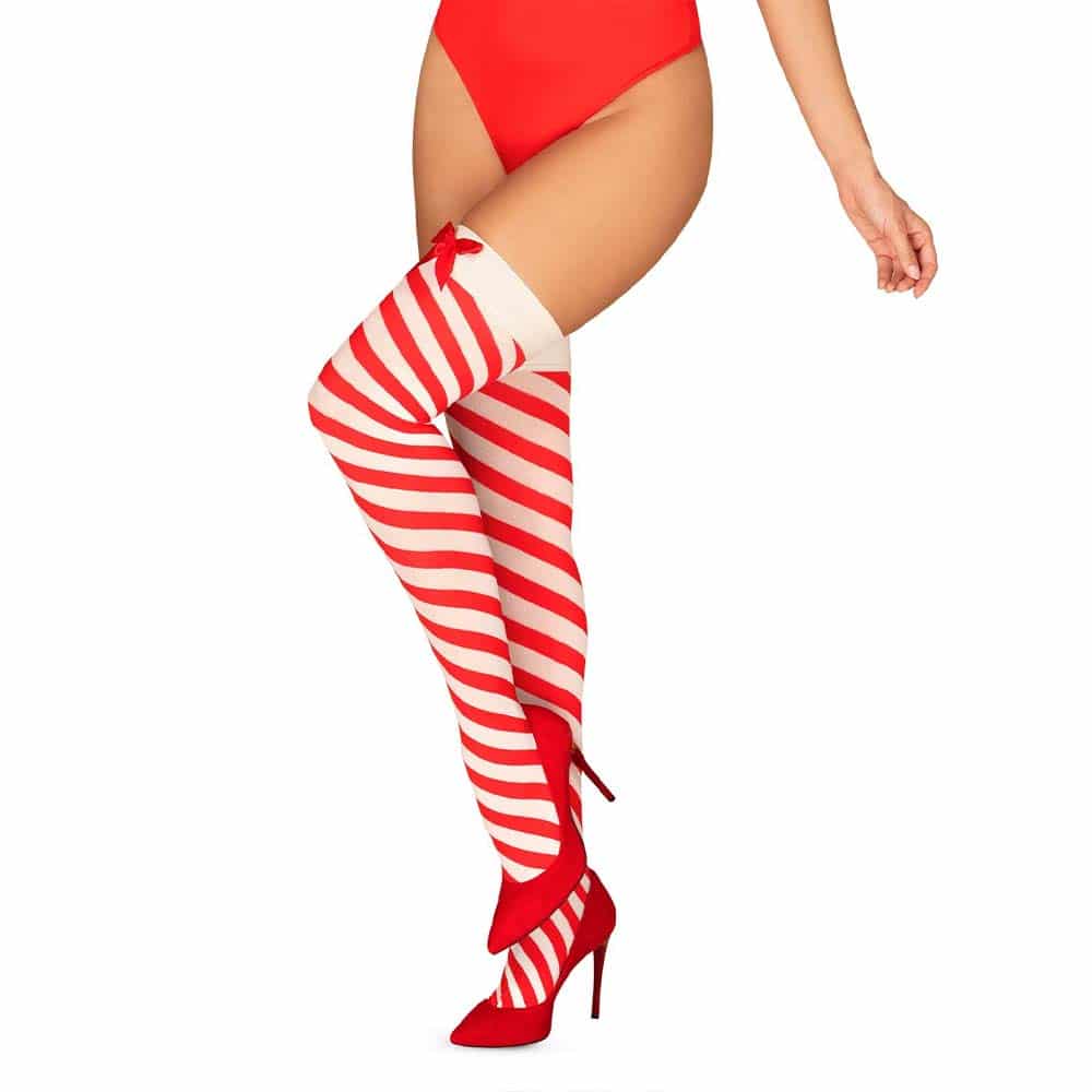 Kissmas Selvsiddende Julestrømper S M fra Obsessive