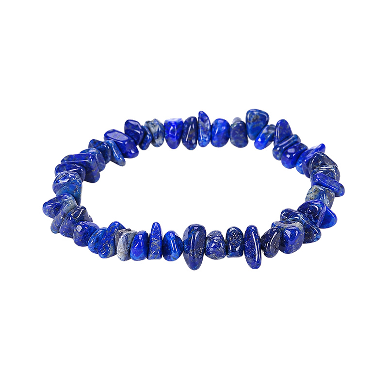Armbånd Lapis Lazuli   Krystal Chips fra Smykker I Blå »