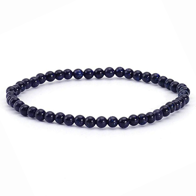 Armbånd Midnightstone   4mm fra Smykker I Blå »