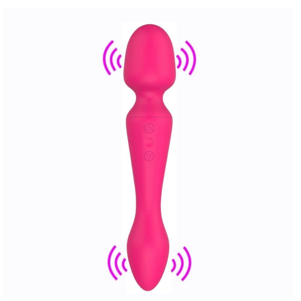 Deluxe Magic Wand Vibrator     2 I 1 fra 210th