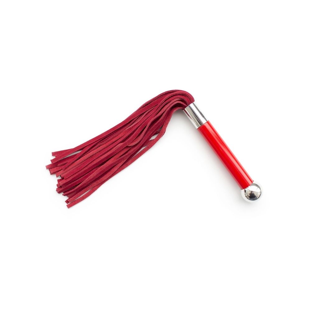 Rød Flogger Med Akrylhåndtag fra O-products