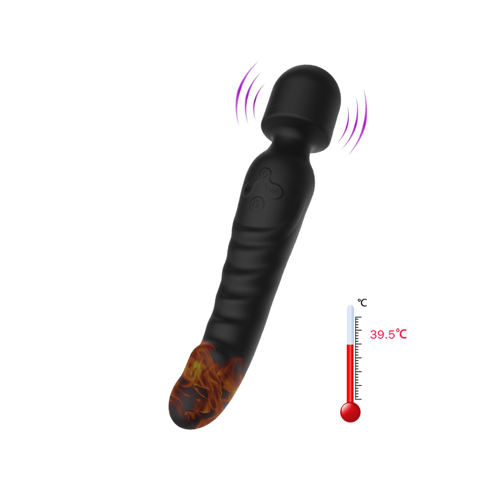 Of Happines   Dobbelt Magic Wand Med Varme fra 210th