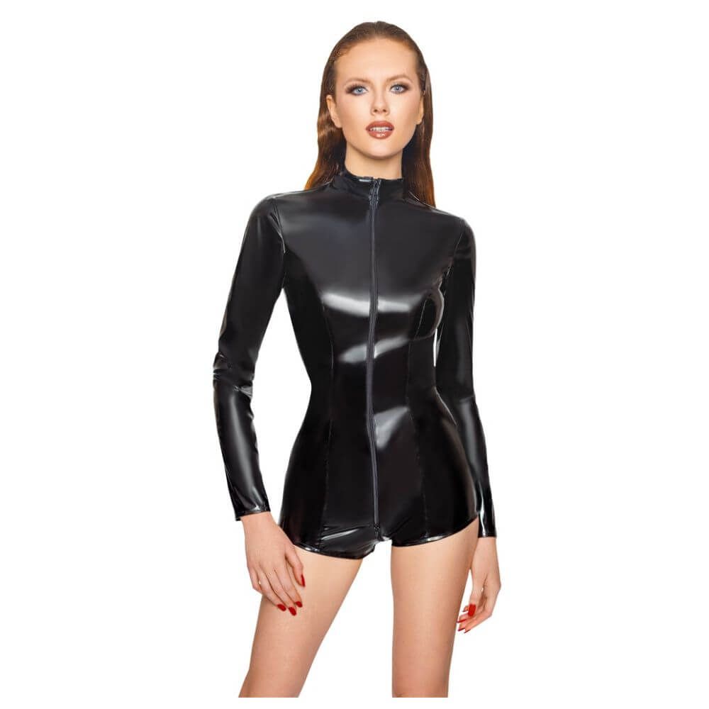 Jumpsuit Med Korte Ben Og Lange ærmer M fra Black Level