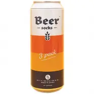 Beer Socks 3 Pack Str. 41 45   Strømper fra Luckies Of London