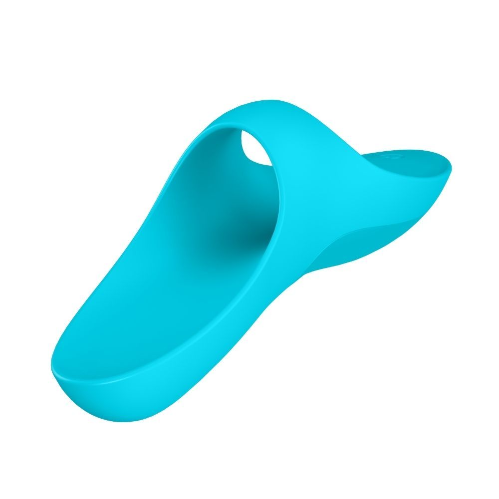 Teaser     Finger Vibrator Lyseblå fra Satisfyer