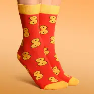 Christmas Socks Lussebulle Lussekatt Luciaboller Lussekat   41 46 fra Svensk Husman