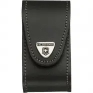 Belt Pouch, Black Leather   Etui fra Victorinox
