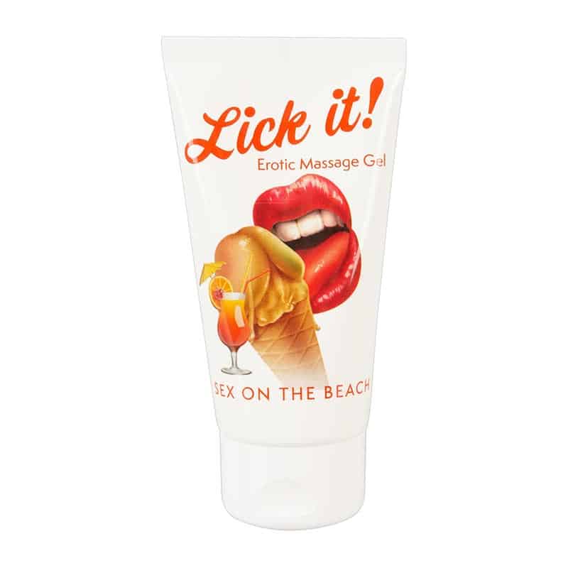 Erotisk Massagegel Sex On The Beach fra Lick It