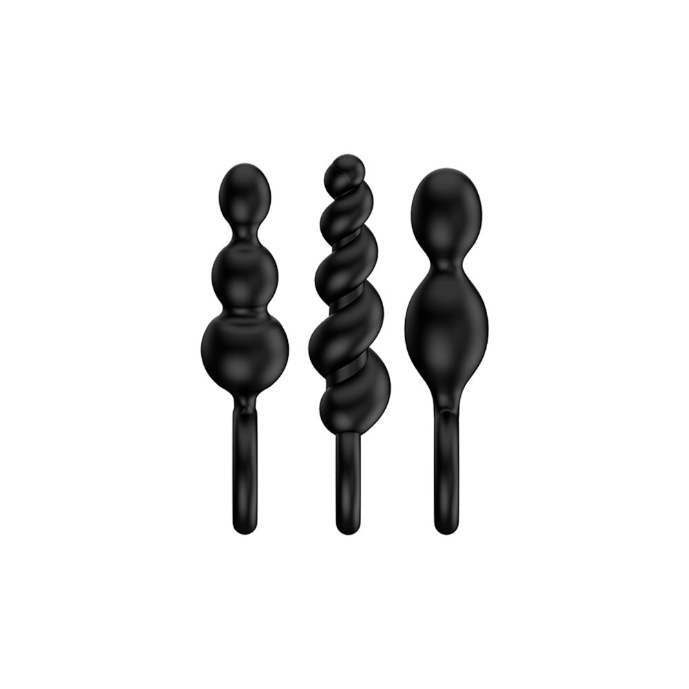 Booty Call Buttplug Sæt   Sort fra Satisfyer
