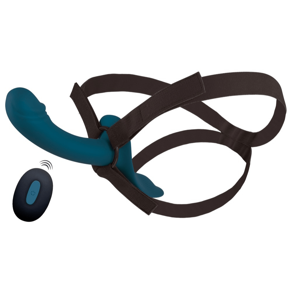 Strap On Set Med Vibrator Og Fjernbetjening fra You2toys